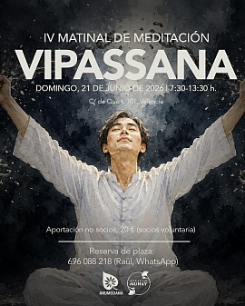Meditación Vipassana Valencia España